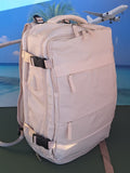 Zaino da Viaggio Bagaglio a Mano Ryanair COLORE CREMA cm 40 x 30 x 20 No Supplementi! No Extra Fees!