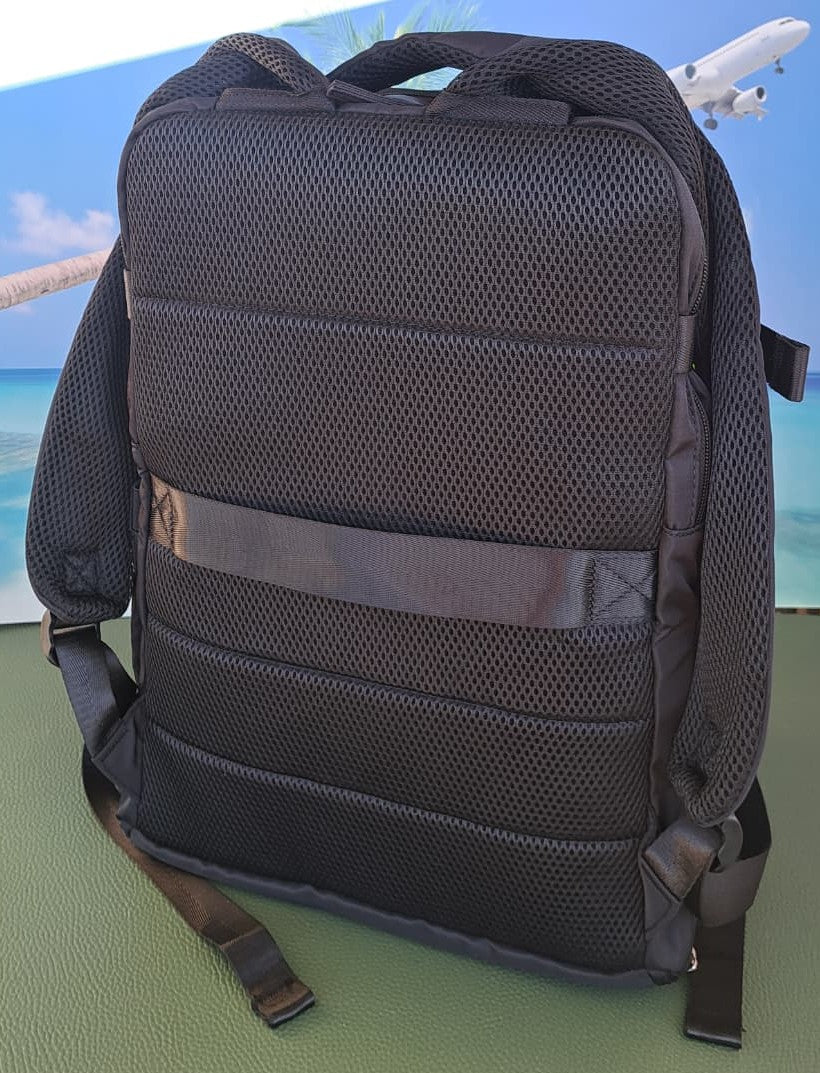 Zaino da Viaggio Bagaglio a Mano Ryanair 40 x 30 x 20 No Supplementi! No Extra Fees! NERO