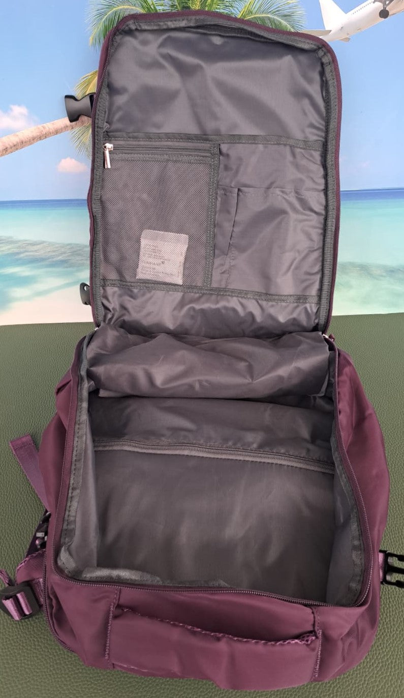 Zaino Ryanair Bagaglio a Mano gratuito 40x30x20 VIOLA