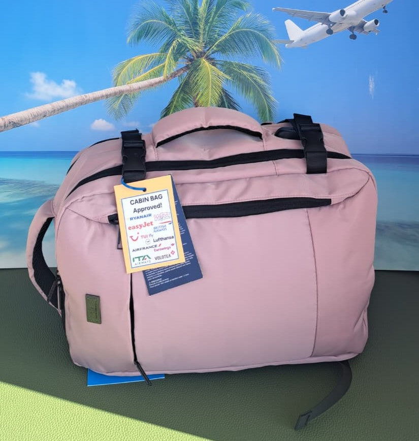 Zaino Baci & Abbracci misure Ryanair 40x30x20 24 Litri ROSA