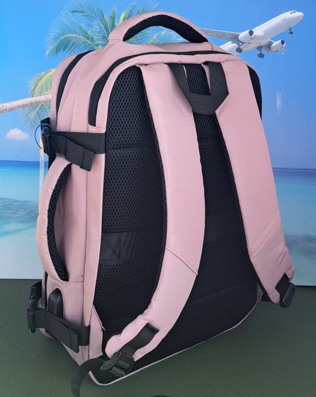 Zaino Baci & Abbracci misure Ryanair 40x30x20 24 Litri ROSA