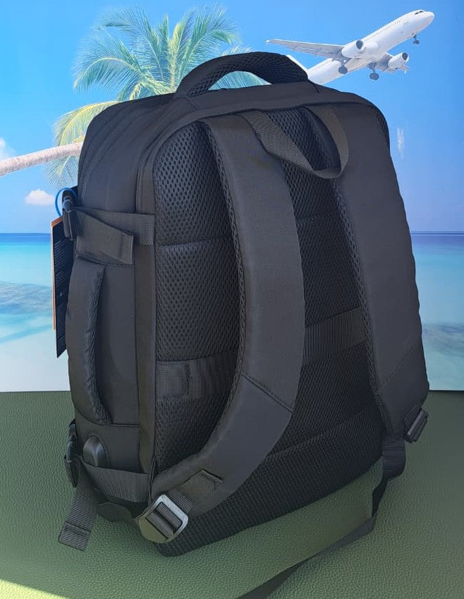 Zaino Baci & Abbracci misure Ryanair 40x30x20 24 Litri NERO