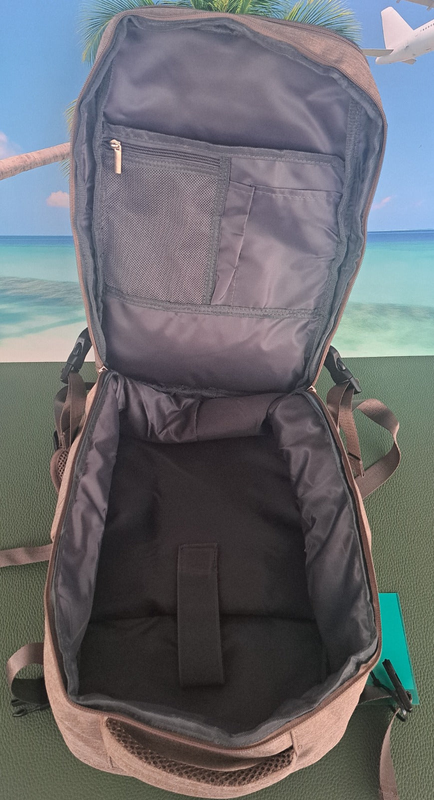 Zaino Ryanair misure cm 40x30x20 in Juta Sabbia del Deserto
